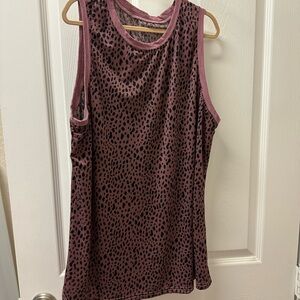 Leopard Print Sleeveless Top